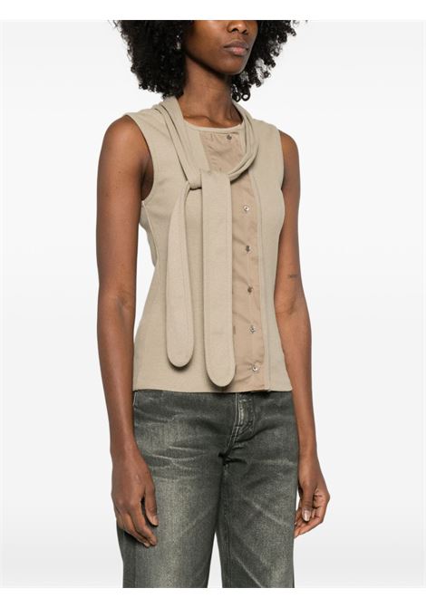 top asymmetrical fotted donna salvia LEMAIRE | TS0004 LJ1030GR609